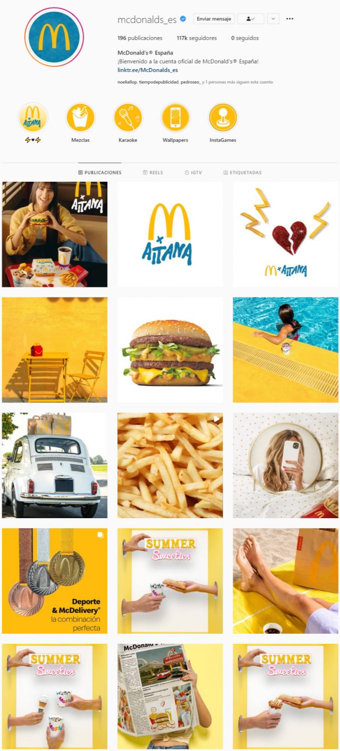 Instagram McDonald's